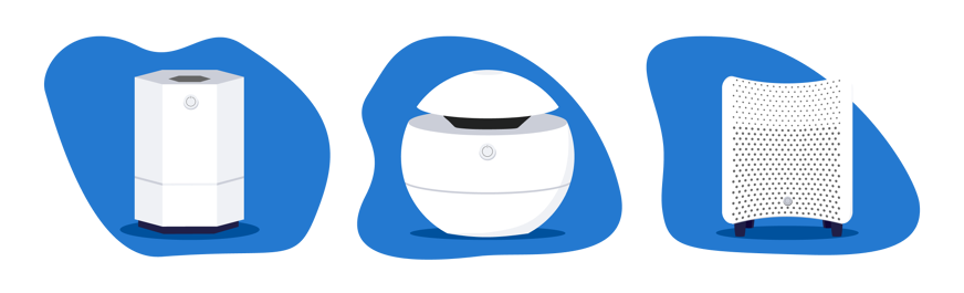 tipos de purificadores de aire.